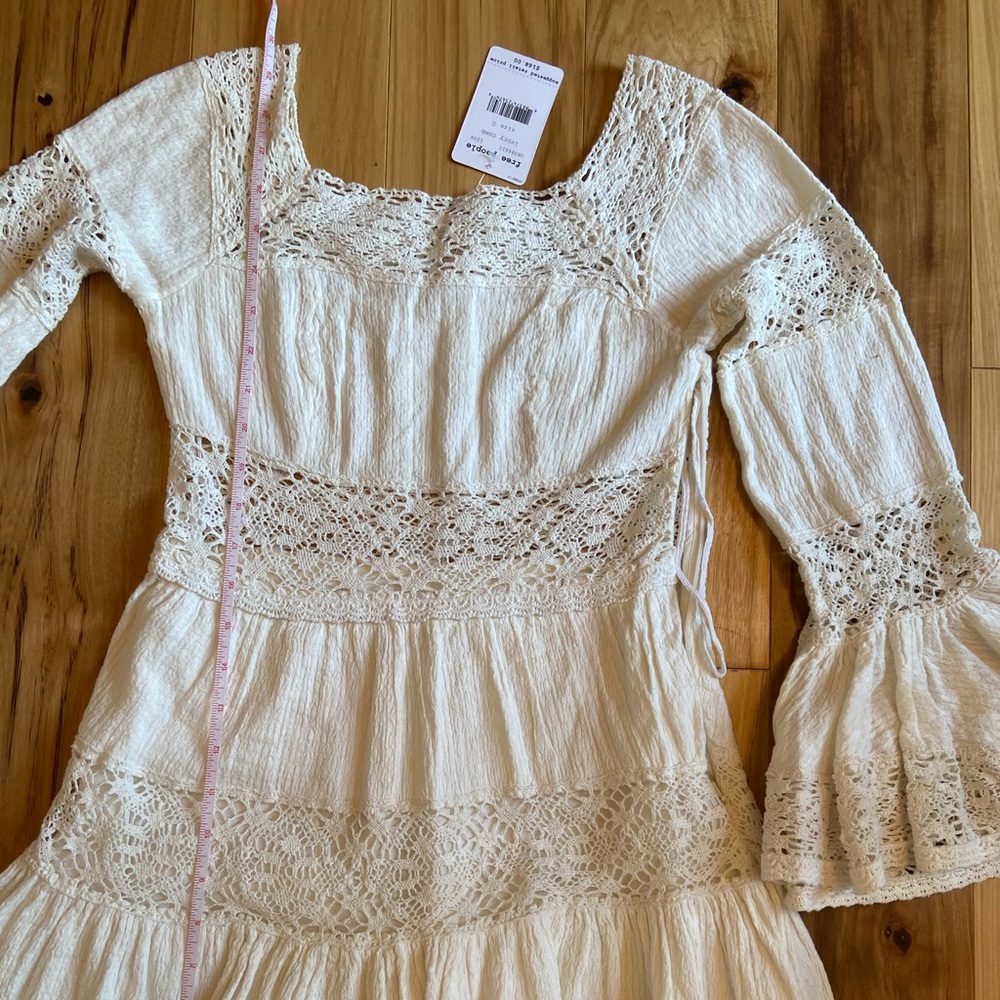 Ivory Free People Dress New with Tags